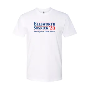 Ellsworth Sosnick '24 Election White Short Sleeve T-Shirt