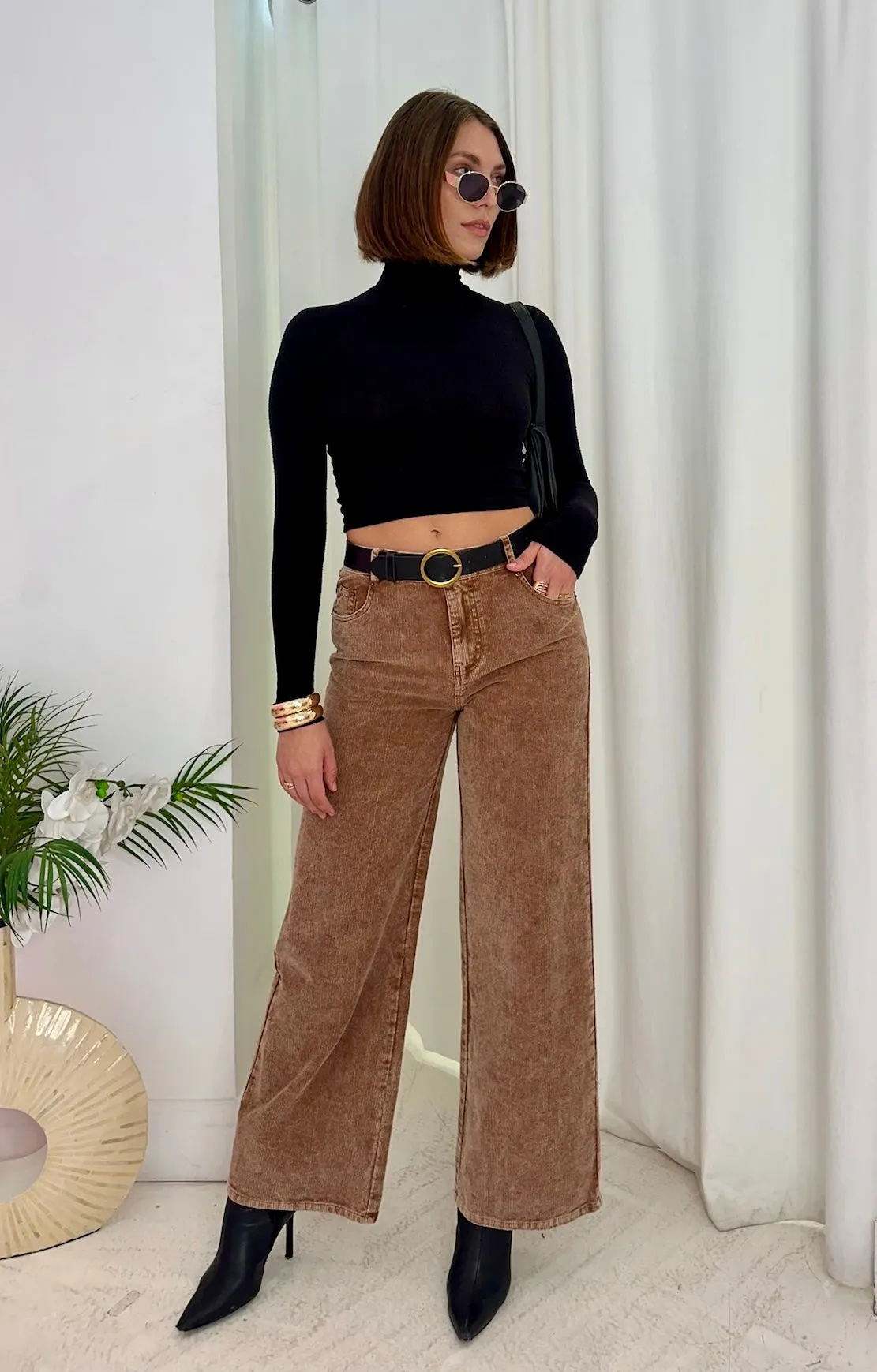 Emory Park Relaxed Wide Leg Corduroy