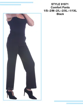 Evidence Style 91971 Comfort Pants in BLACK for Women