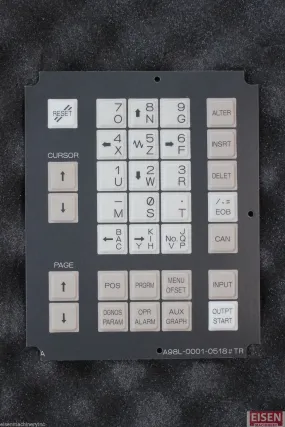 FANUC membrane keysheet keypad A98L-0001-0518#TR (ref A98L-0001-0518#T)