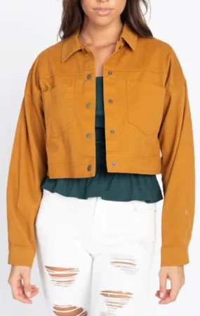Fave Time Jacket - Cognac