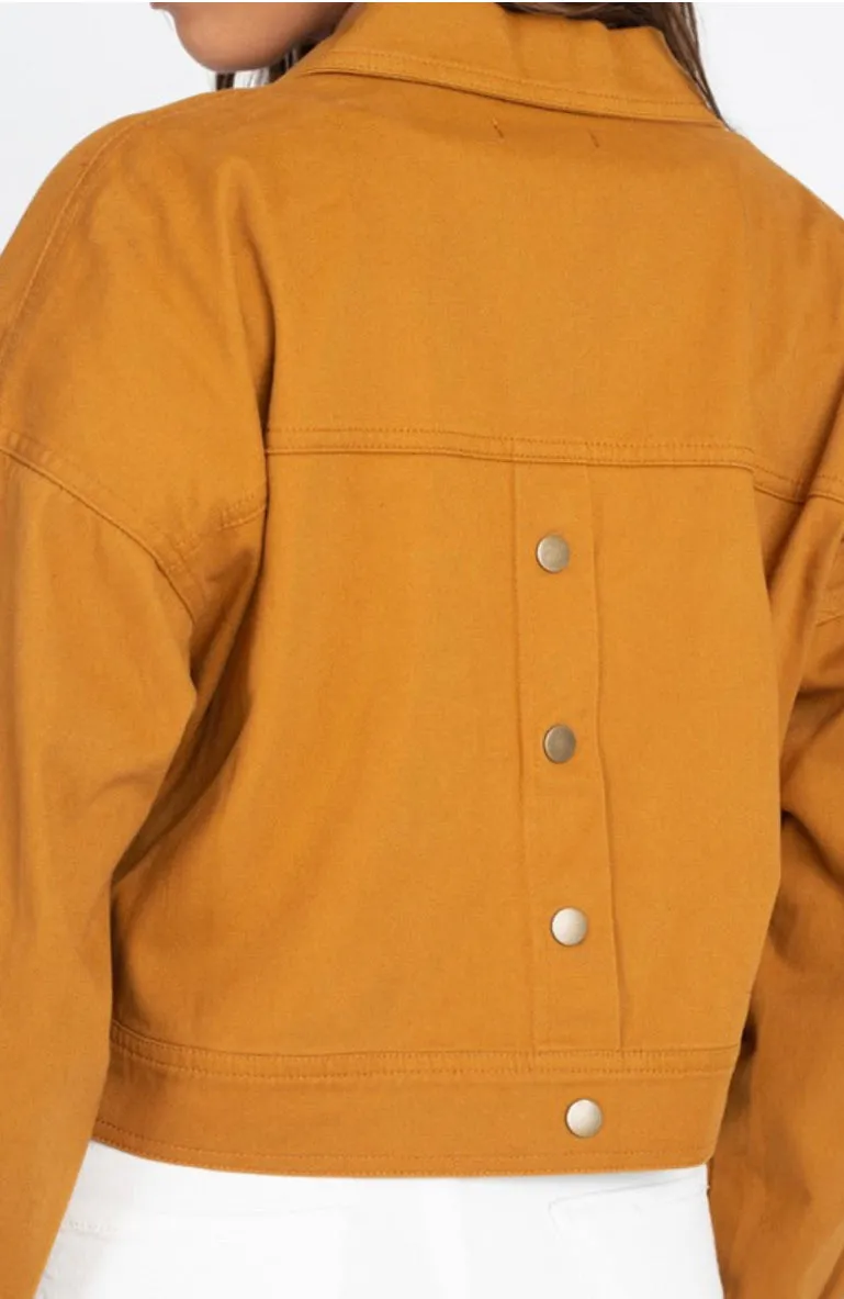 Fave Time Jacket - Cognac