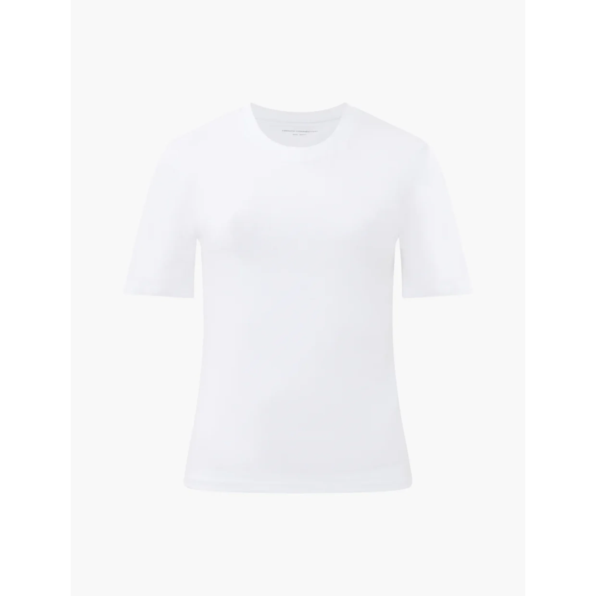 French Connection Rallie Cotton Tee 76QZC Linen White