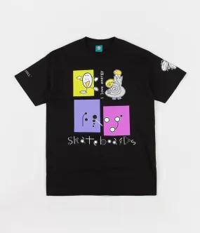 Frog I Love Energy T-Shirt - Black