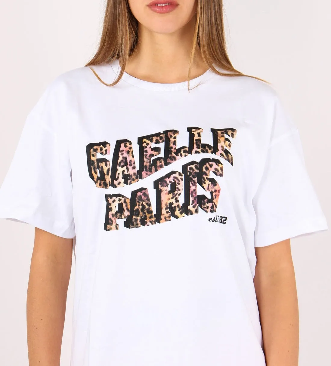 Gaelle donna t-shirt GAABW04530 - PTTS0037 - BI01 bianco
