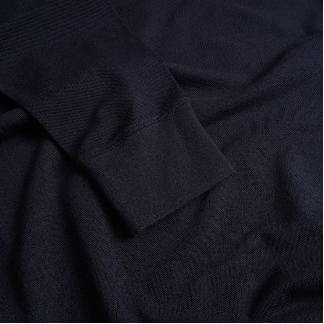 GANT Long Sleeve Pique T-Shirt Evening Blue