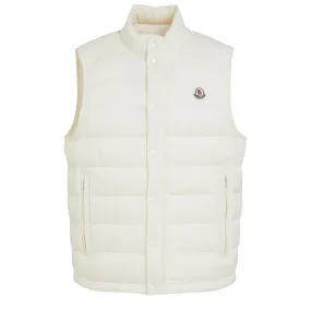 Gilet in tessuto bianco