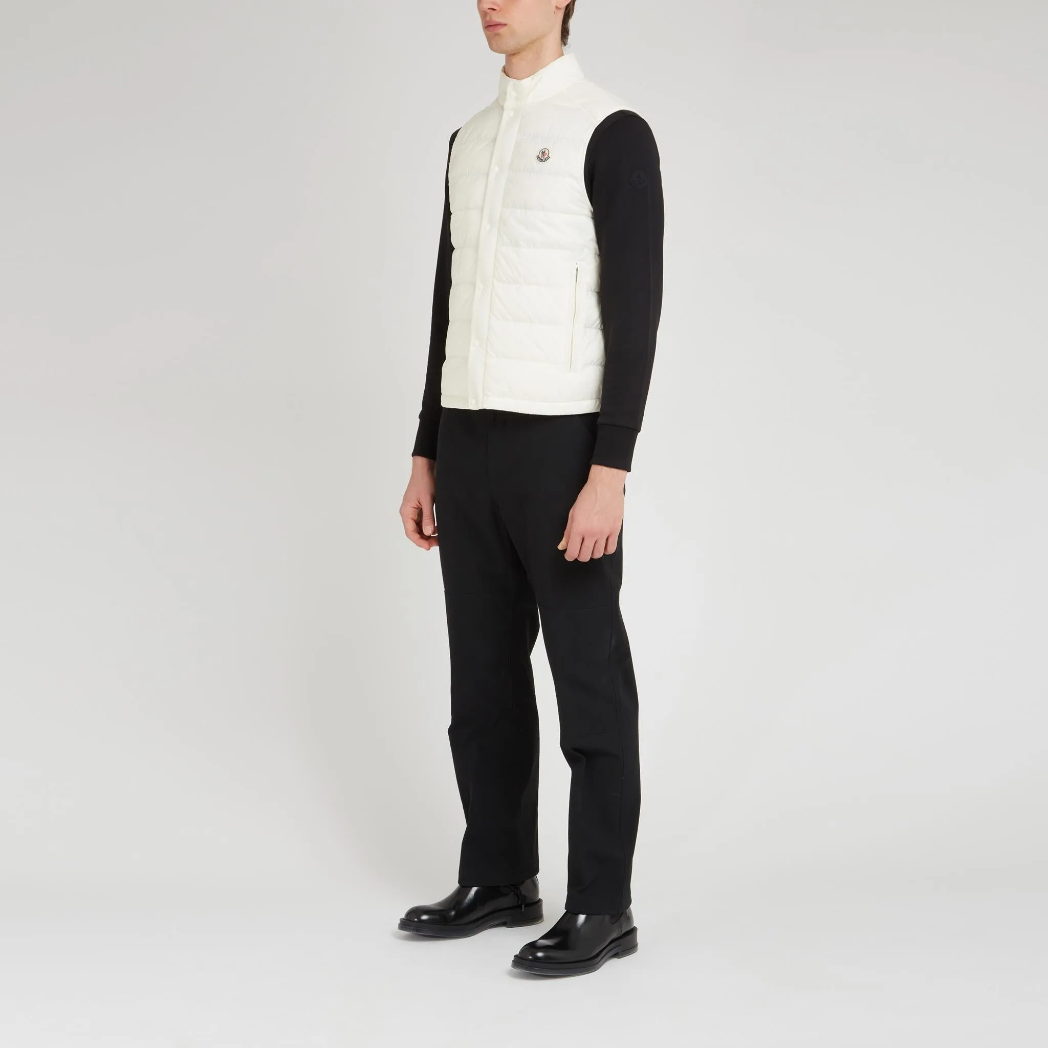 Gilet in tessuto bianco