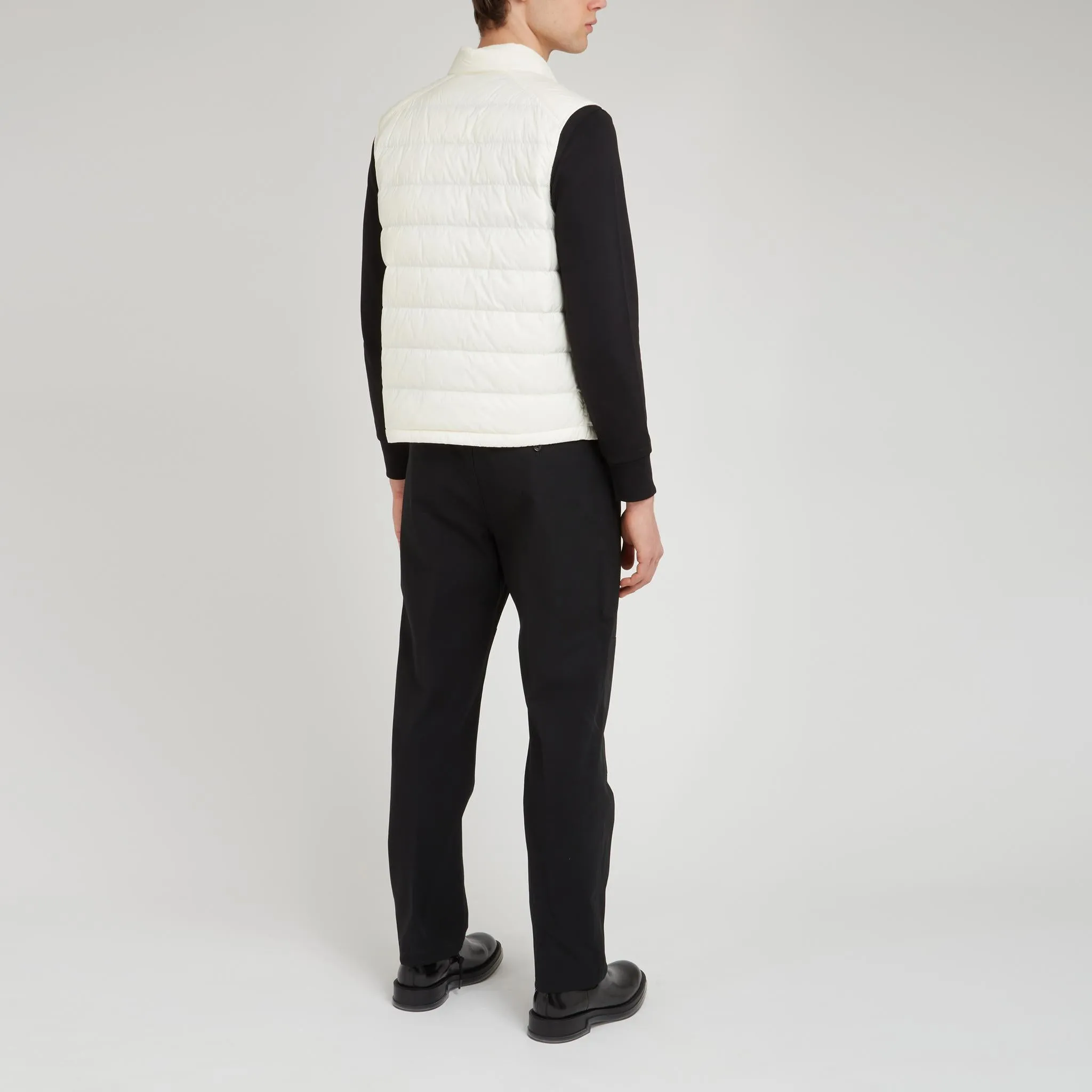 Gilet in tessuto bianco