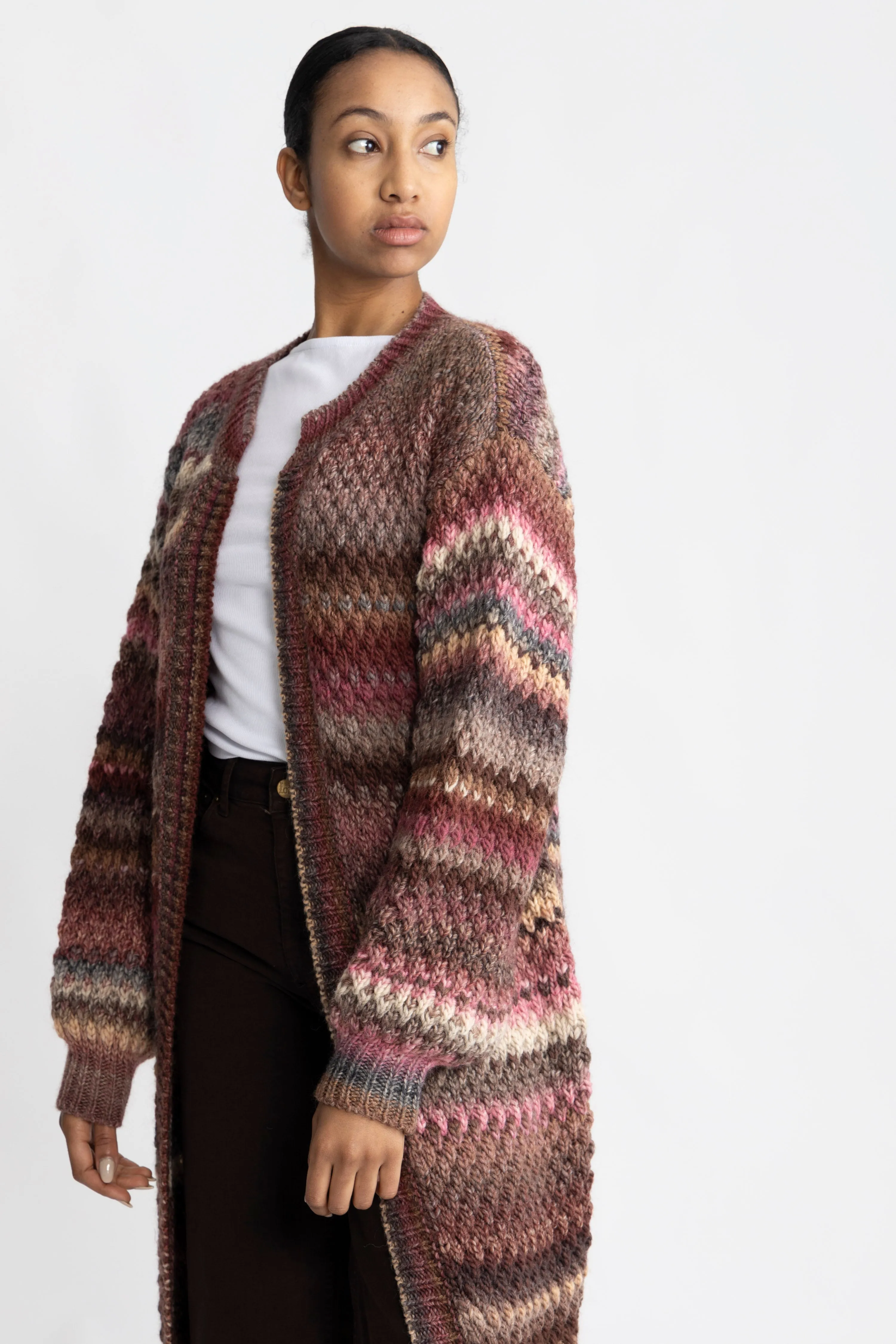 Gio Cardigan - Rust Mix