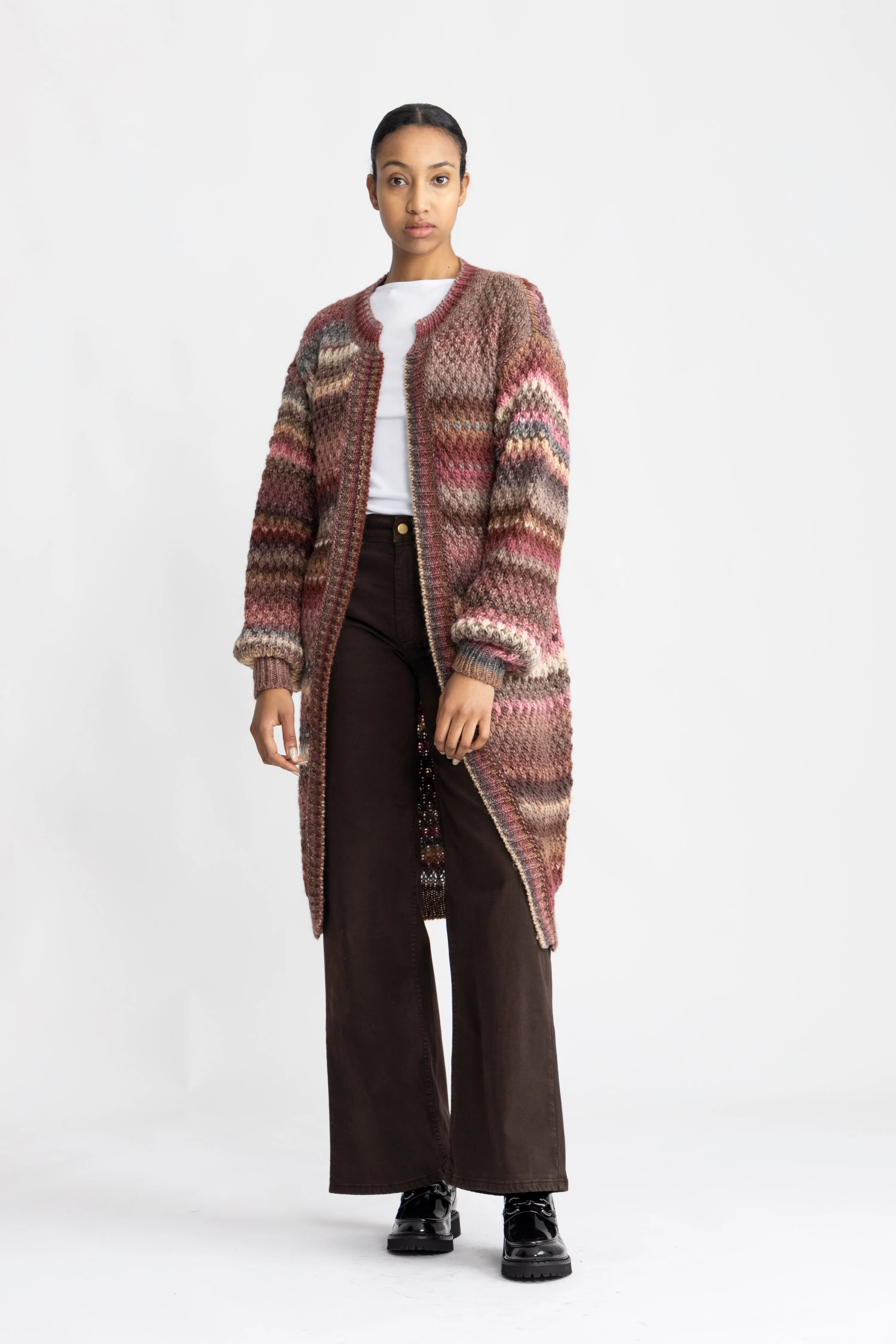 Gio Cardigan - Rust Mix