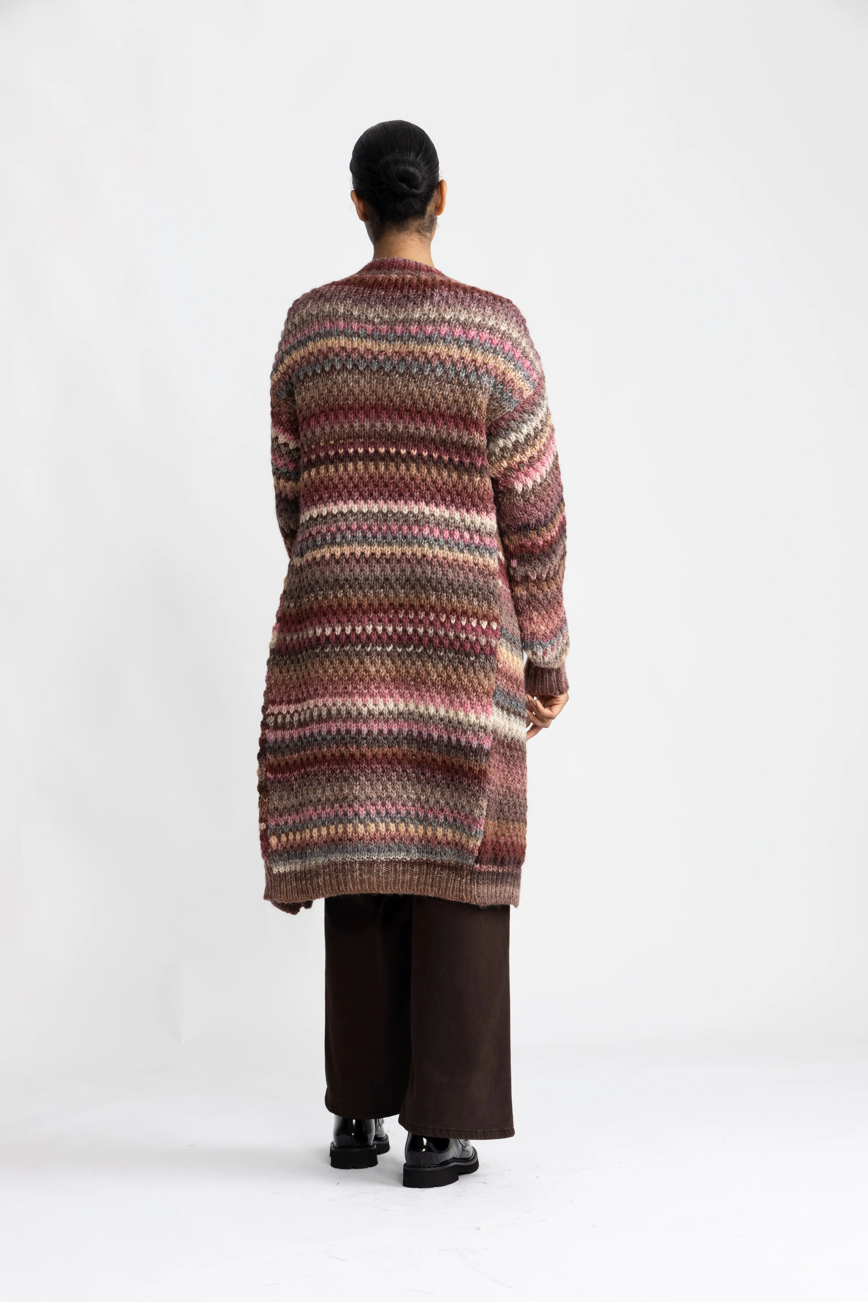 Gio Cardigan - Rust Mix