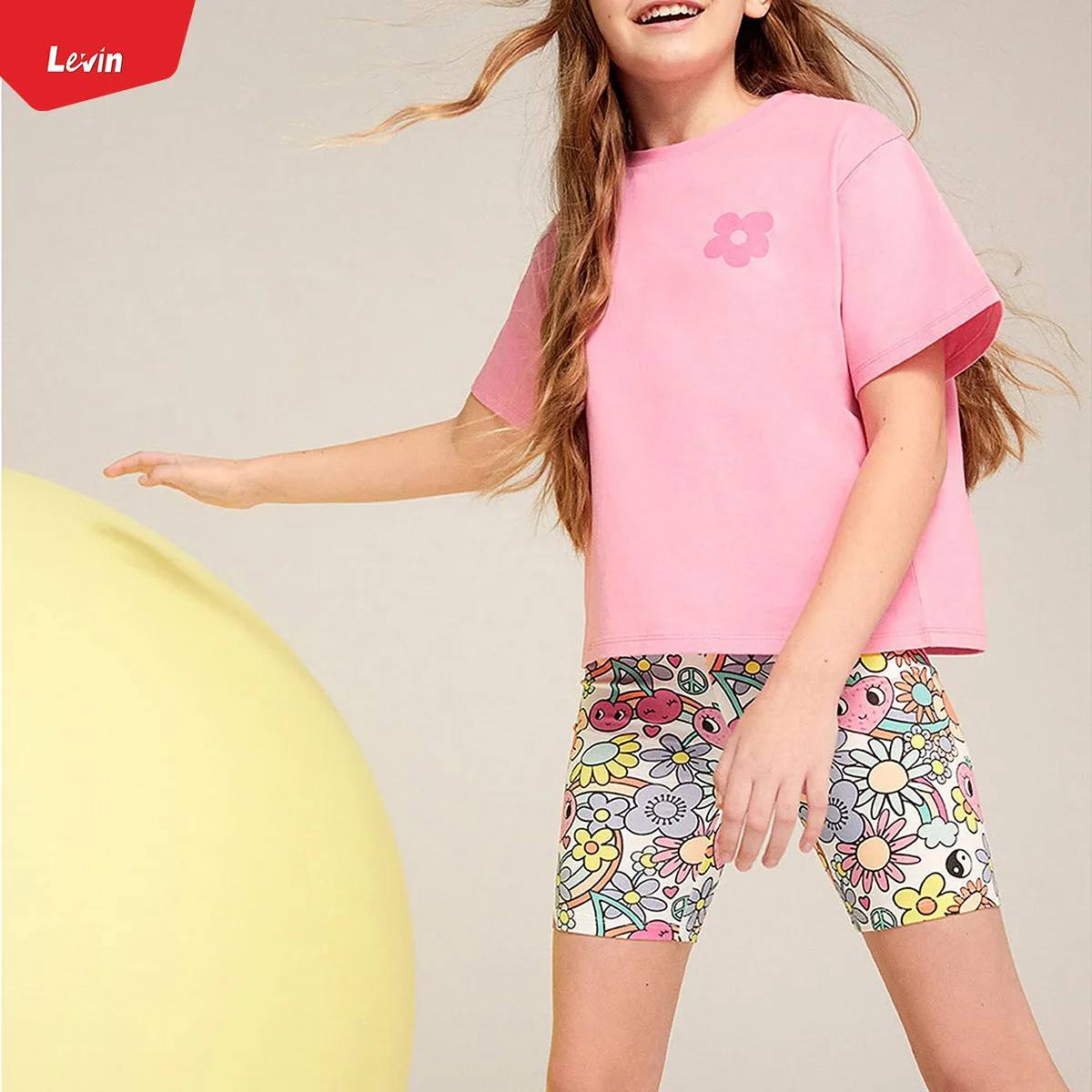 Girl’s Casual Cotton Short Sleeve Crew Neck Summer Friendly Printed T-shirt
