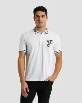 Gothic Monochrome Polo Shirt