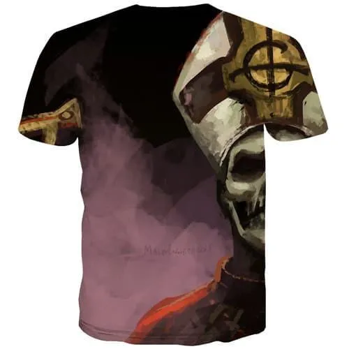 Graffiti T-shirt Men Skull T-shirts Graphic Funny Tshirts Novelty Street Tshirts Cool Leisure Shirt Print Short Sleeve Fashion