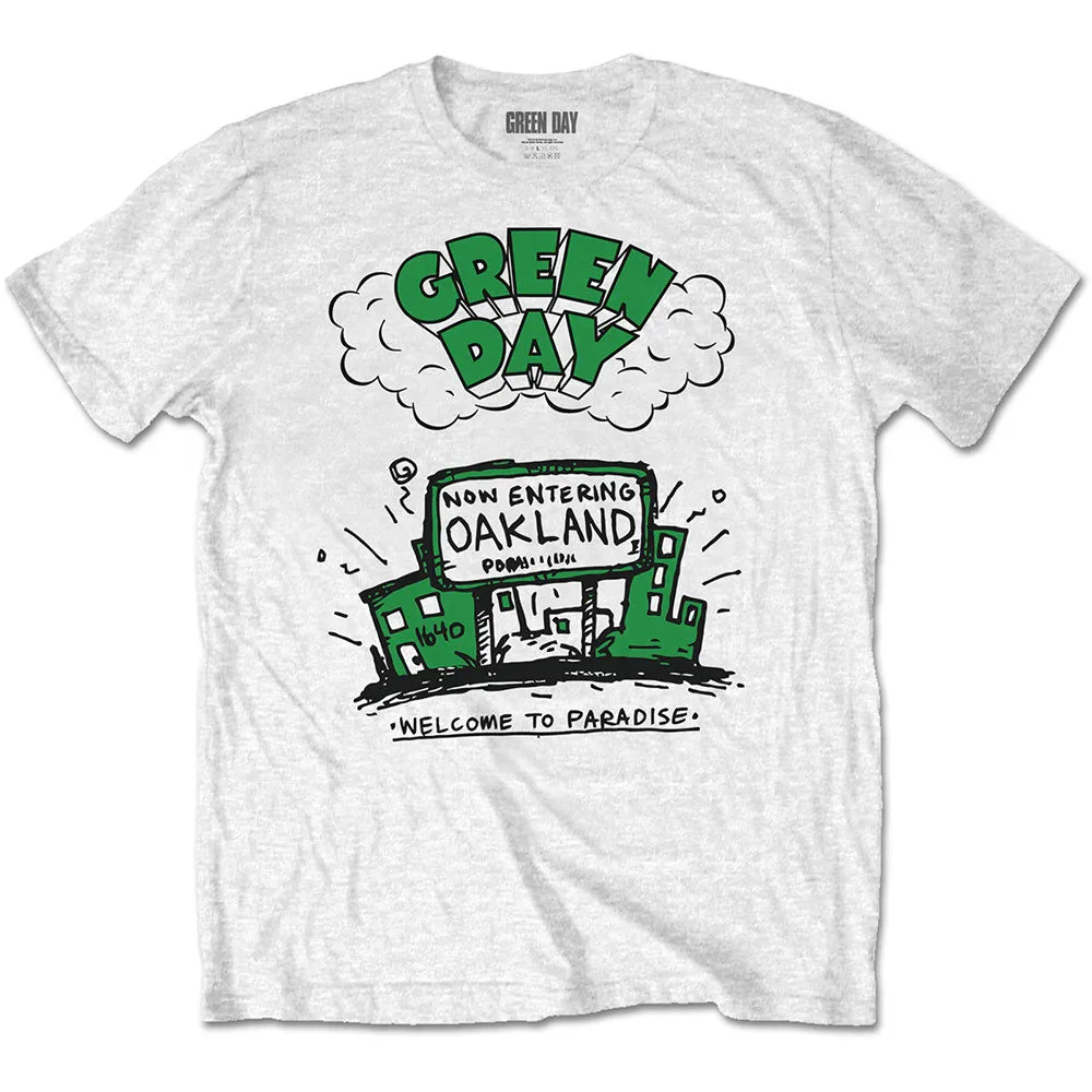 Green Day | Official Band T-Shirt | Welcome to Paradise