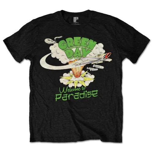 Green Day | Official Band T-Shirt | Welcome to Paradise
