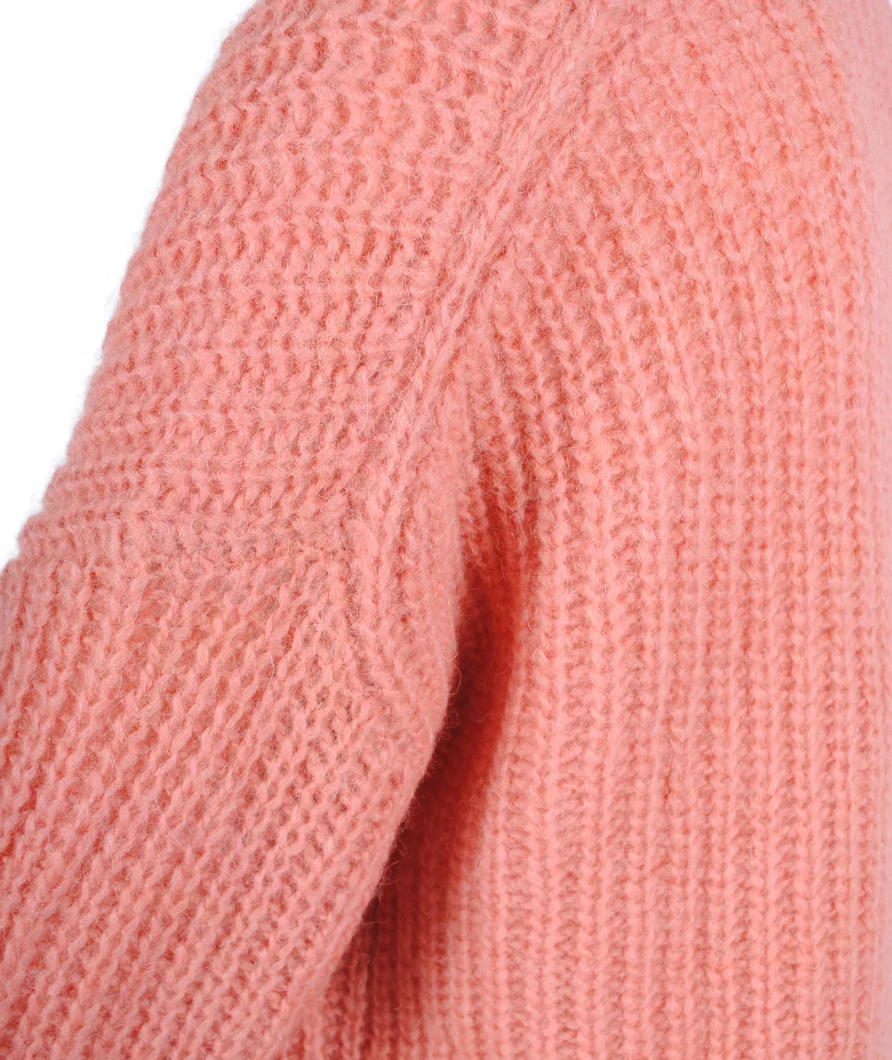 Grobstrick V-Pulli Linna