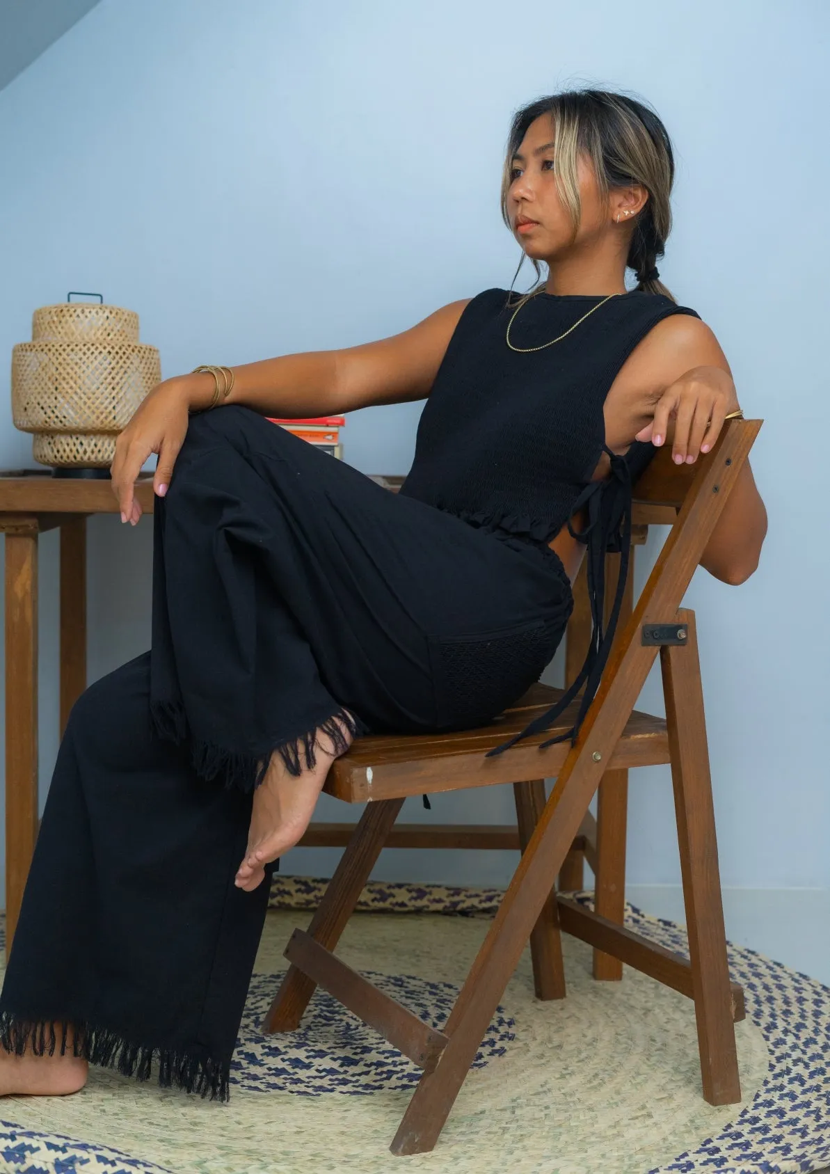 helen bib - black