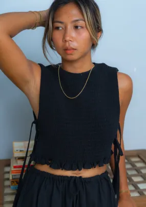 helen bib - black