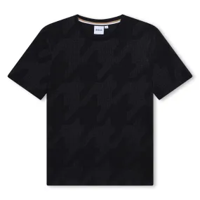 Hugo Boss Monochrome Houndstooth T-Shirt
