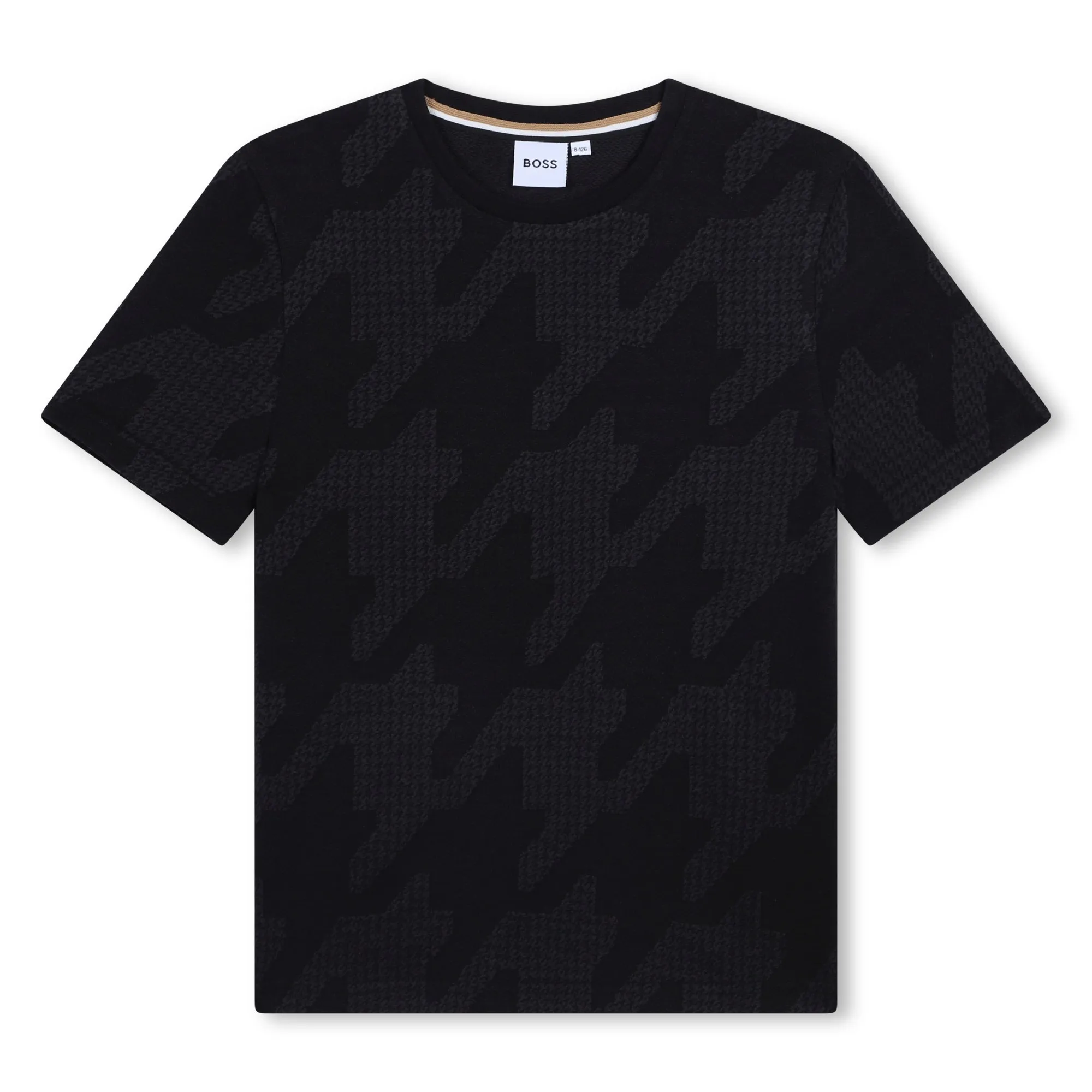 Hugo Boss Monochrome Houndstooth T-Shirt