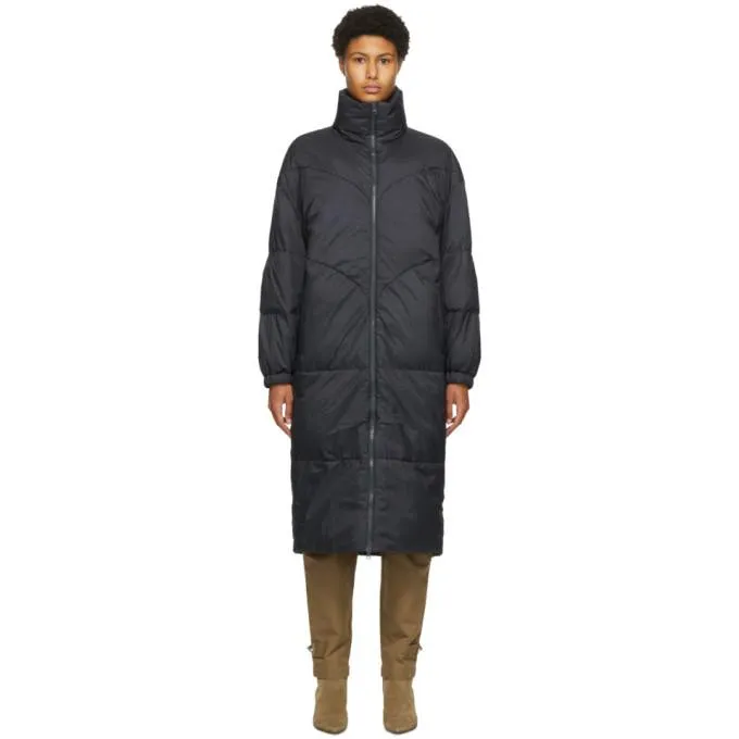 Isabel Marant Etoile Grey Long Crayao Coat