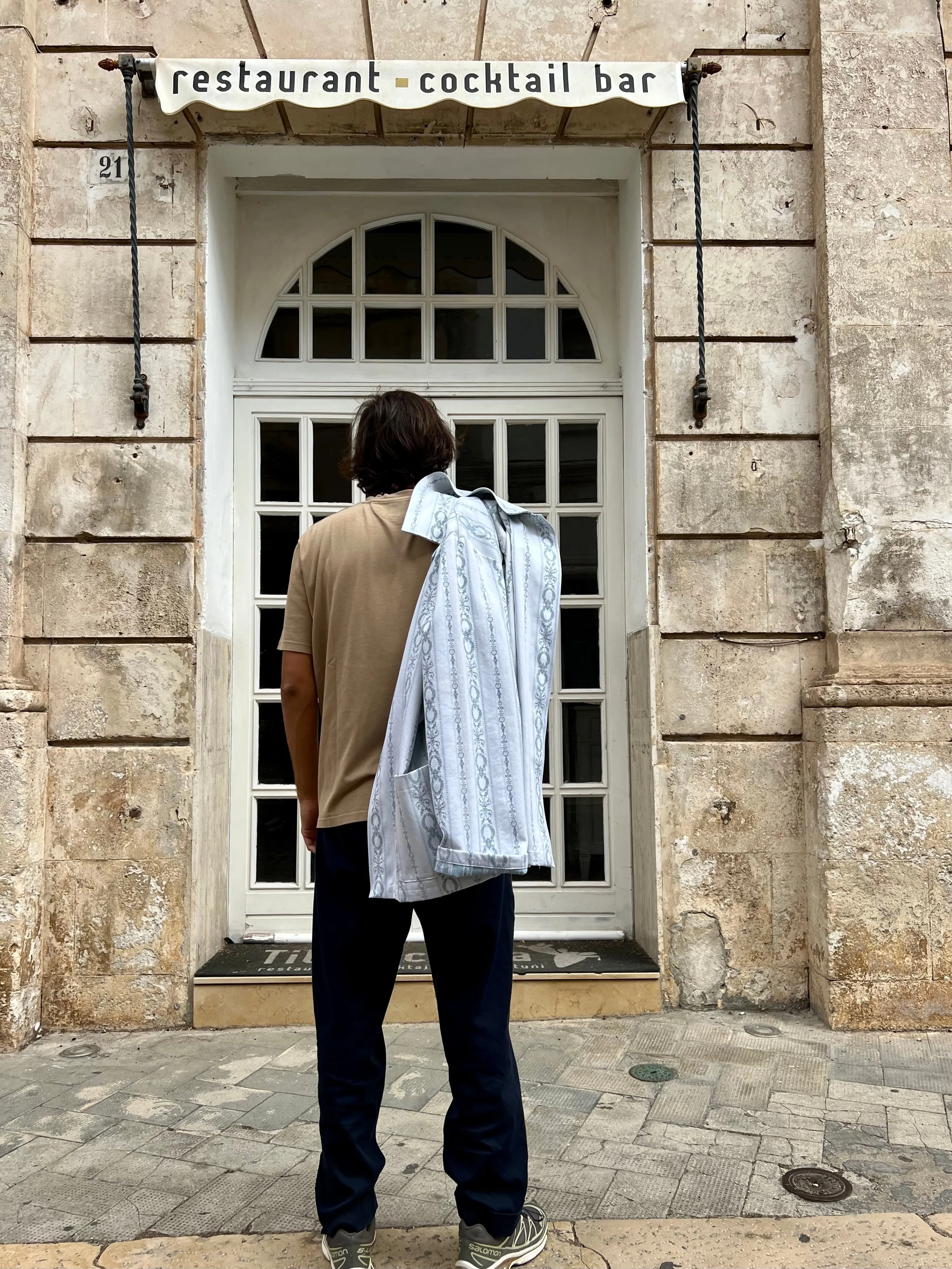 Jacket Men -  WHITE & BLUE
