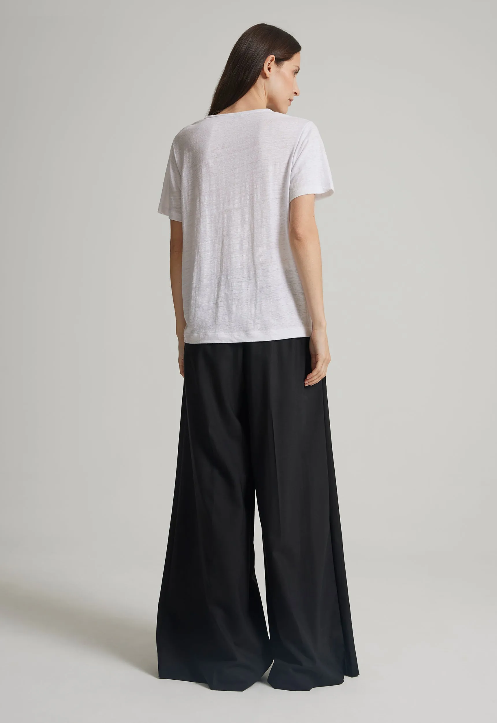 Joe Linen Tee in White