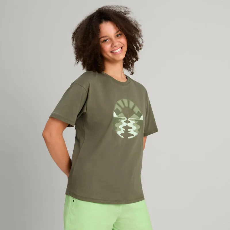 Kathmandu Retro Sunset Women's Organic Cotton T-shirt