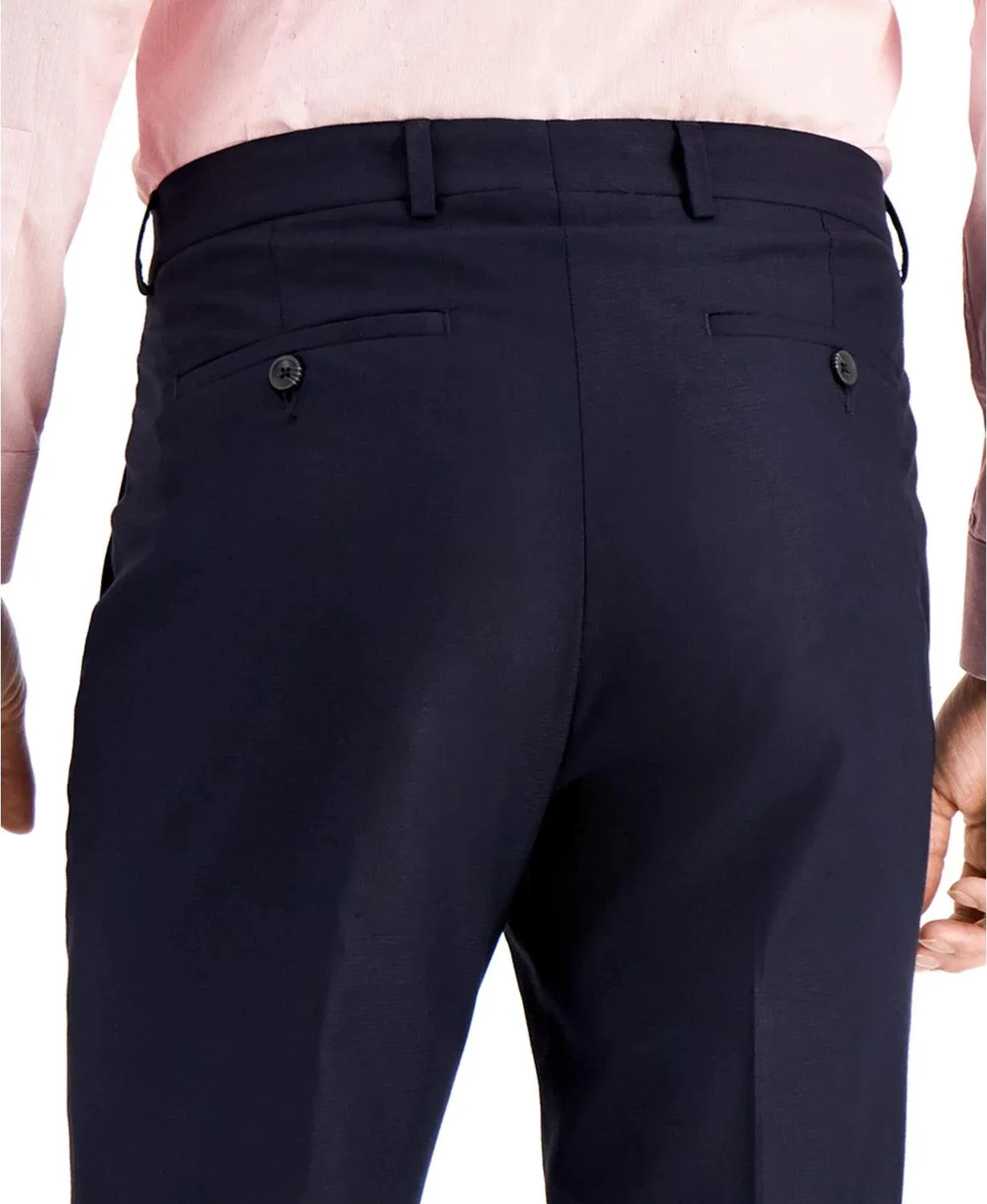 Kenneth Cole Reaction Mens Slim fit Dress Pants 36 / 32 Blue
