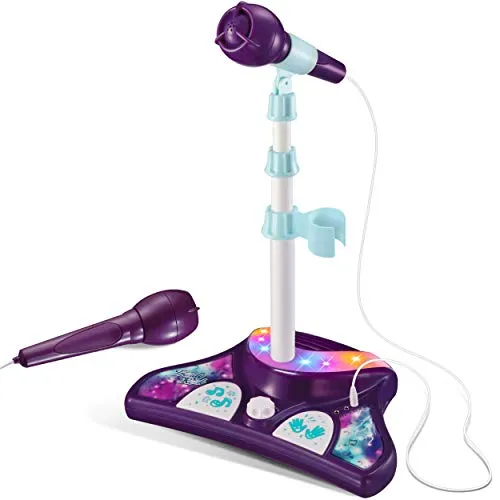 Kids Karaoke Machine with 2 Microphones and Adjustable Stand