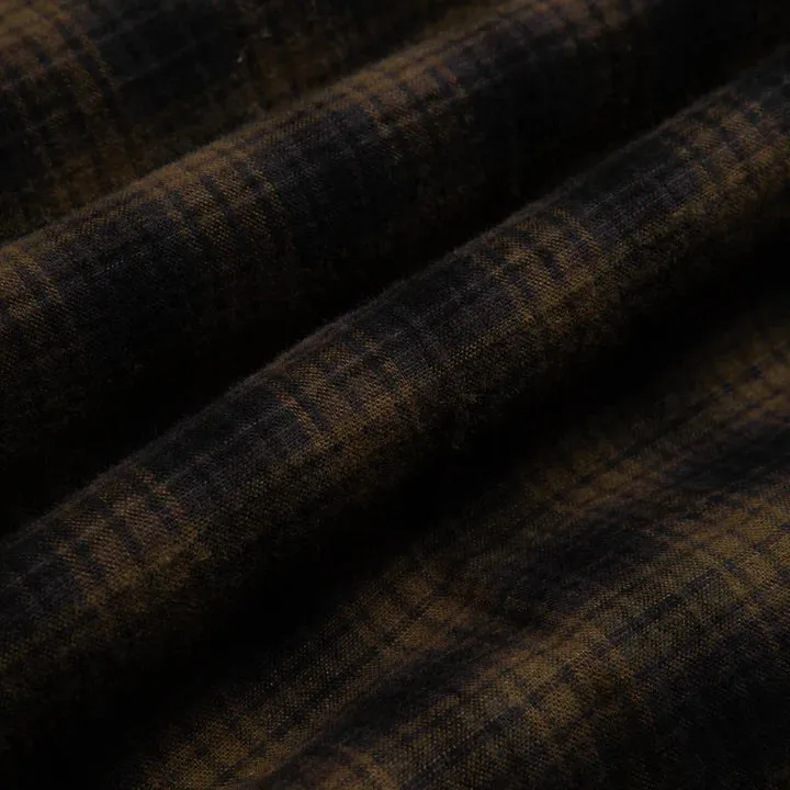 Kinnaird Three-Pocket Shirt - Charcoal/Khaki Plaid