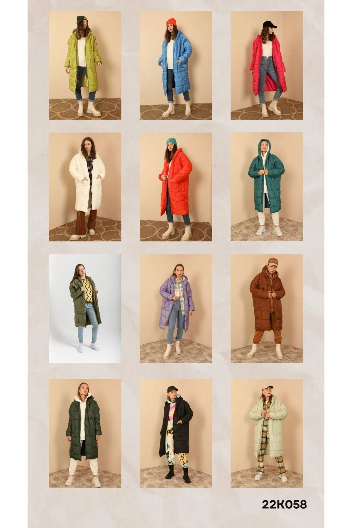 KKT Long Sleeve Oversize Women Coat - Emerald Green - Wilmington