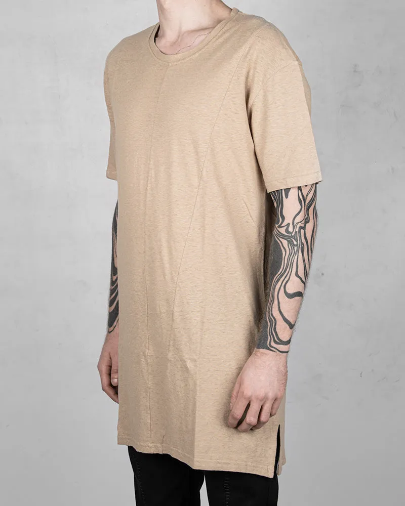 Krept regular linen cotton tshirt beige