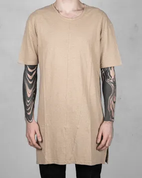Krept regular linen cotton tshirt beige