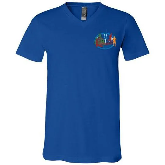 Kupugani Unisex Short-Sleeve V-Neck T-Shirt - Boys' Oval Logo