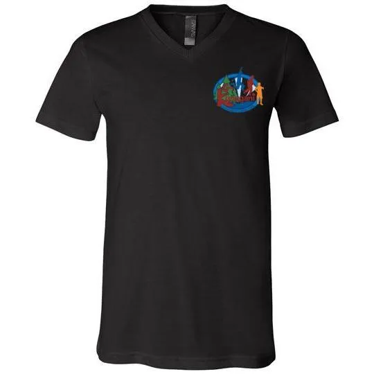 Kupugani Unisex Short-Sleeve V-Neck T-Shirt - Boys' Oval Logo