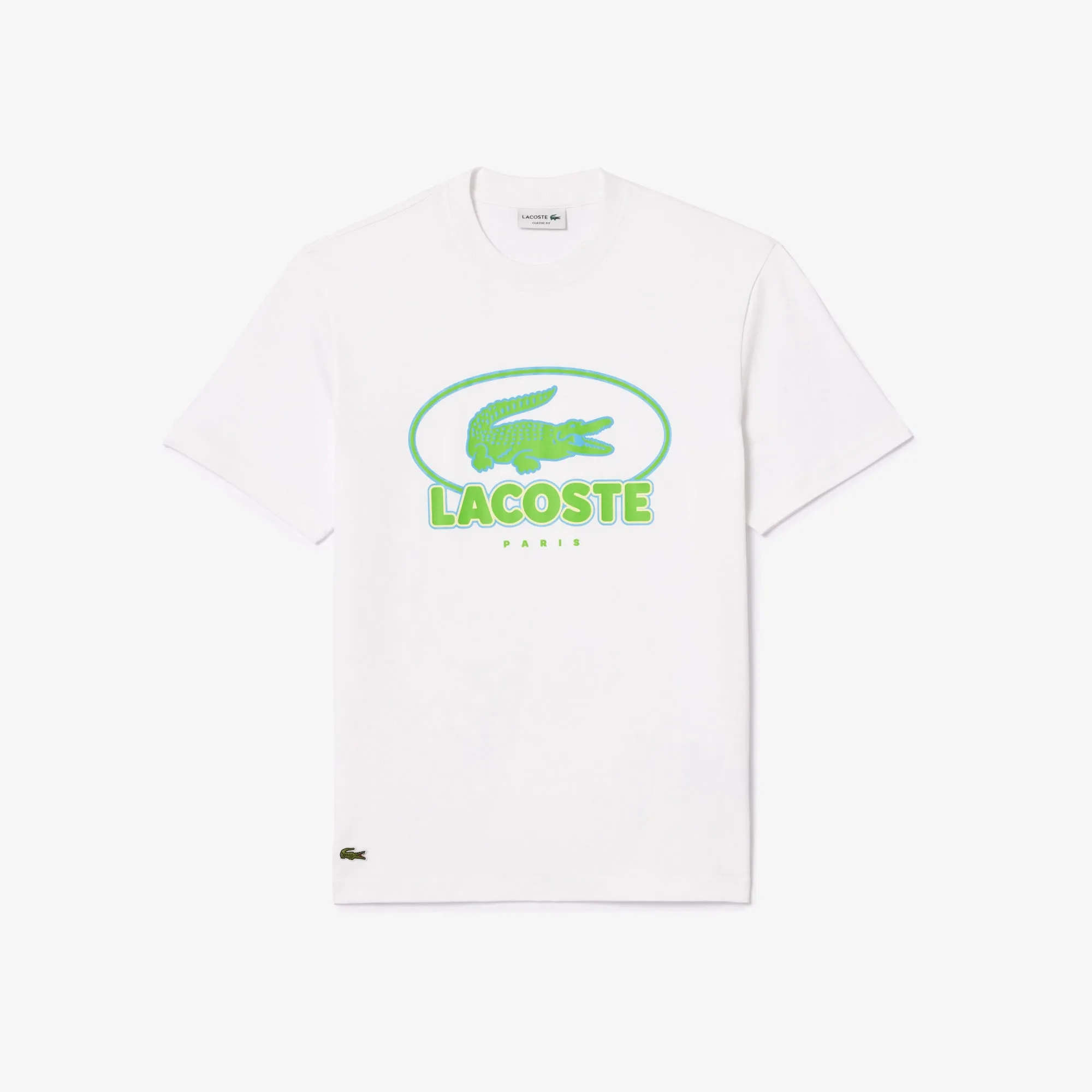 LACOSTE Men's Heavy Cotton Graphic T-Shirt