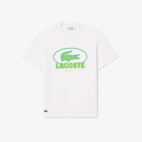 LACOSTE Men's Heavy Cotton Graphic T-Shirt