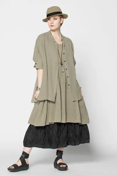 Lalu Shirt in Sage Lino