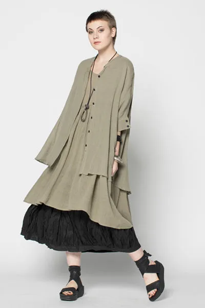 Lalu Shirt in Sage Lino