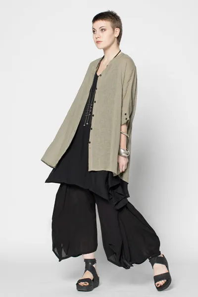 Lalu Shirt in Sage Lino