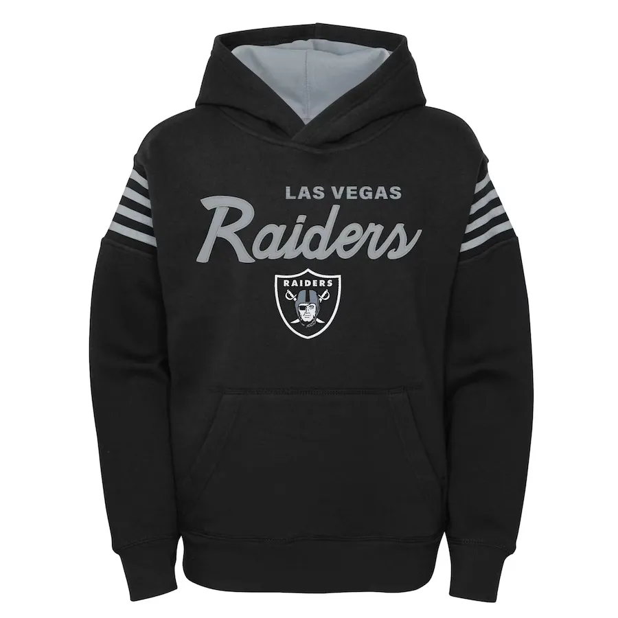 LAS VEGAS RAIDERS KIDS THE CHAMP IS HERE PULLOVER HOODED SWEATSHIRT
