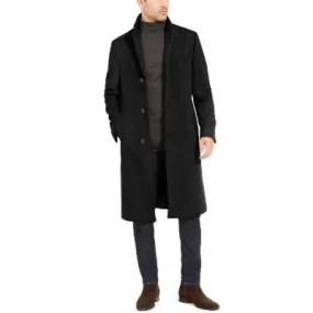 Lauren Ralph Lauren Men's Columbia Classic Fit Overcoat Coat Black 38R