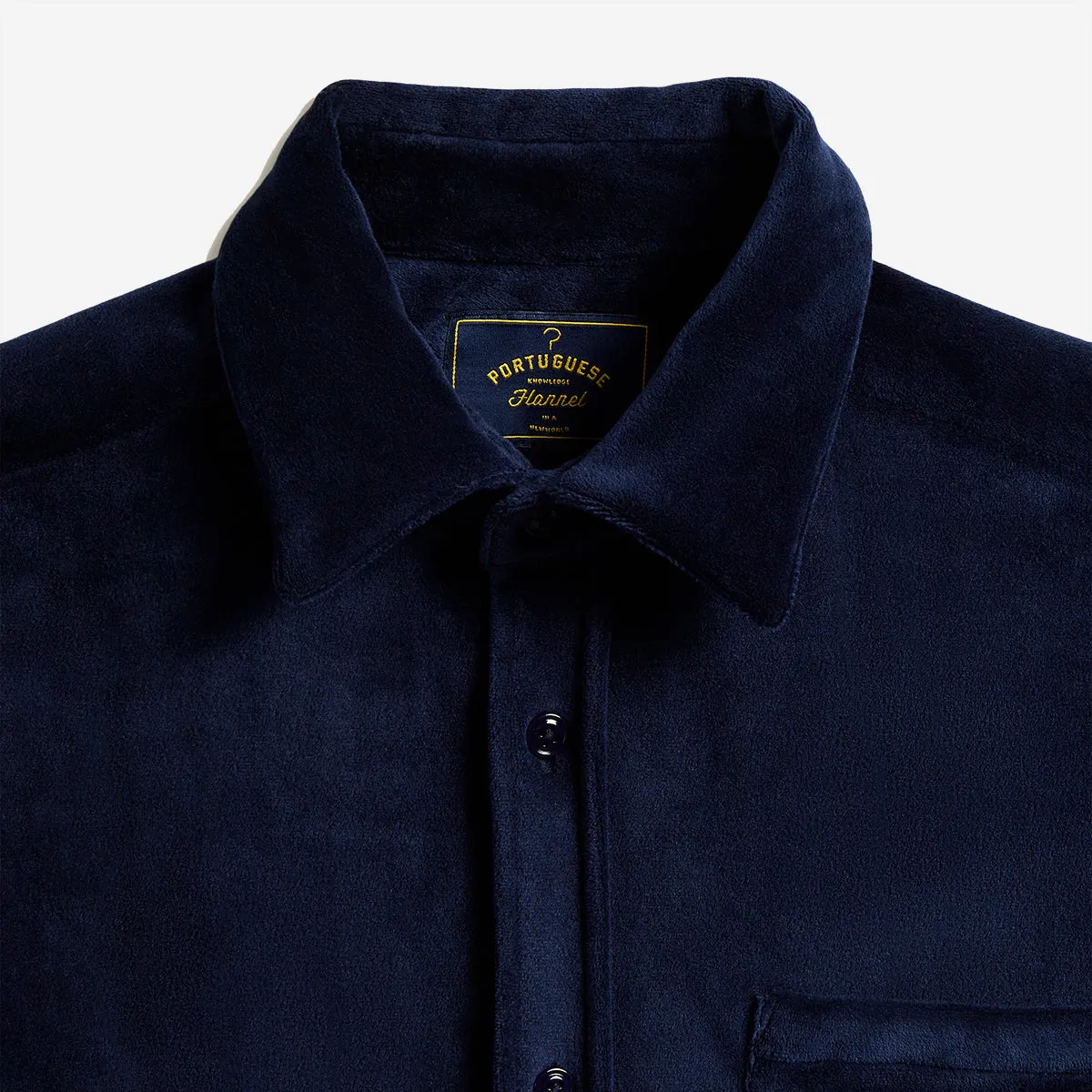 Lavra Plush Shirt - Navy