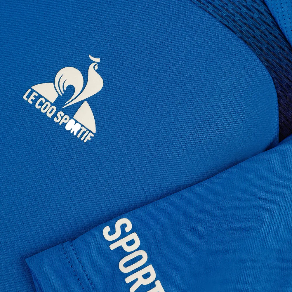 Le Coq Sportif Pro Tennis Short Sleeve Tee (Boys) - Lapis Blue