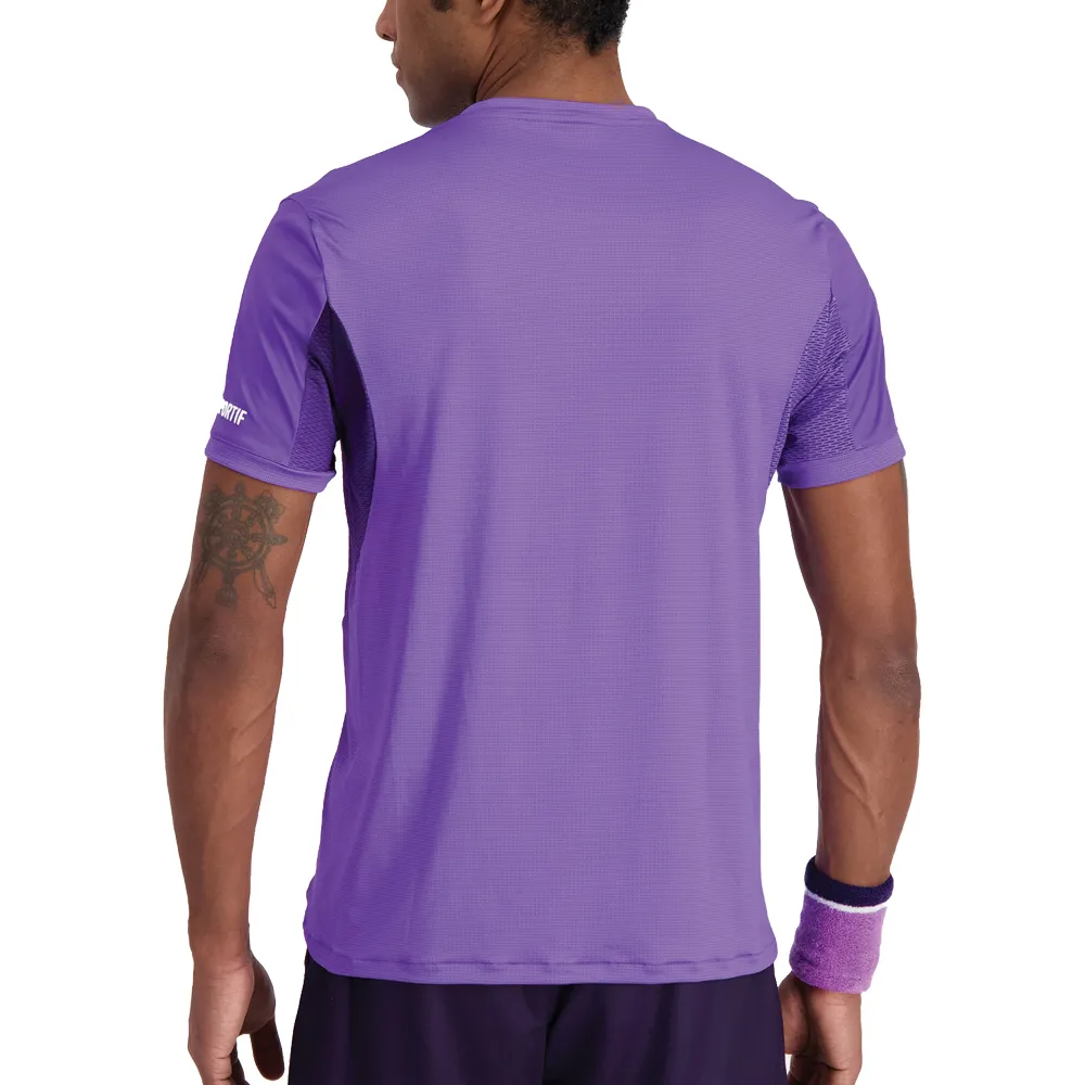 Le Coq Sportif Pro Tennis Short Sleeve Tee (Mens) - Chive Bloosom