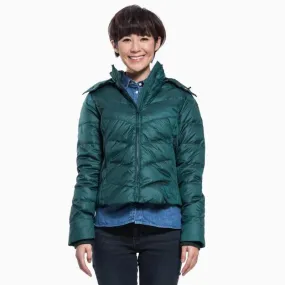 Levi's Womens Hunter Green Removable Hood Puffer Zip Down Coat Size XL
