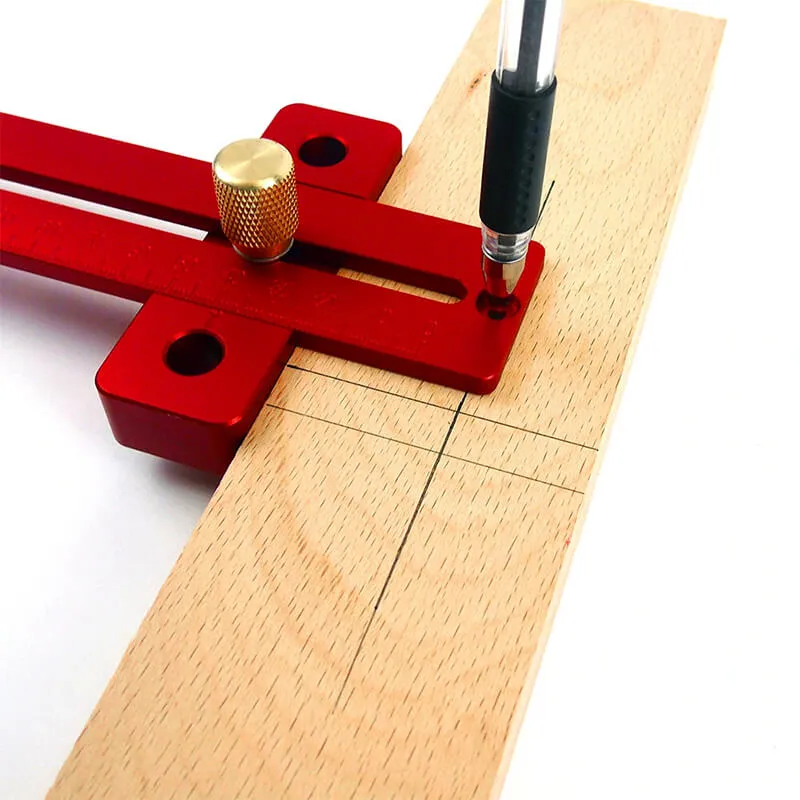 Levoite Precision Woodworking Adjustable T-Square with Stop